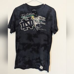 E-Five Notre Dame Fightin' Irish Short Sleeve Navy Blue Ladies' T-Shirt, Small